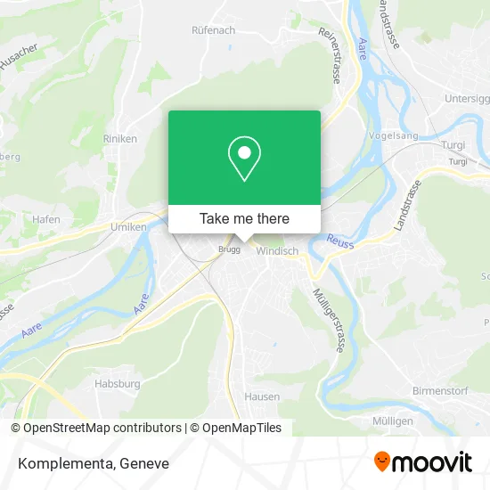 Komplementa map