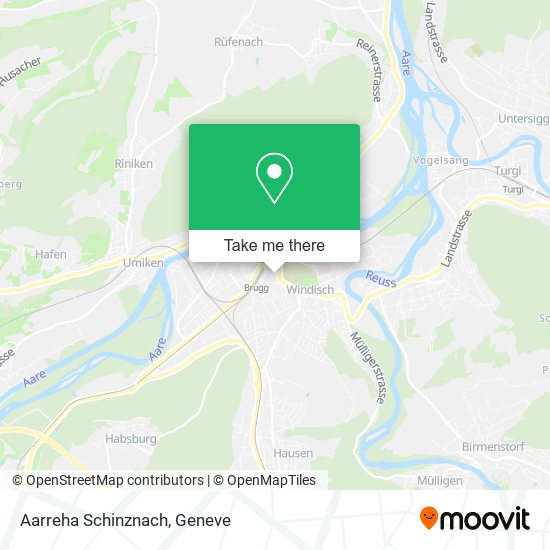 Aarreha Schinznach map