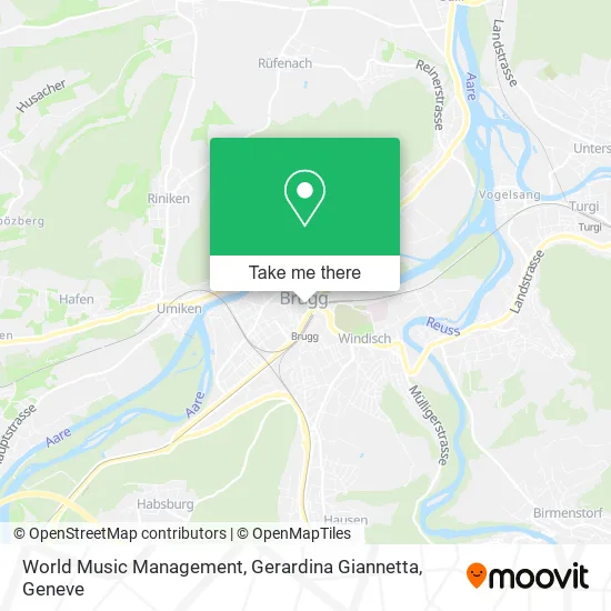 World Music Management, Gerardina Giannetta map