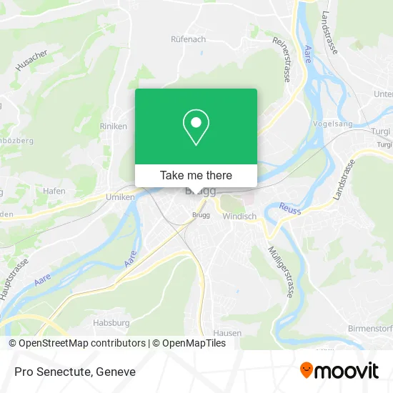 Pro Senectute map