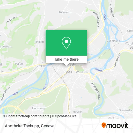 Apotheke Tschupp map