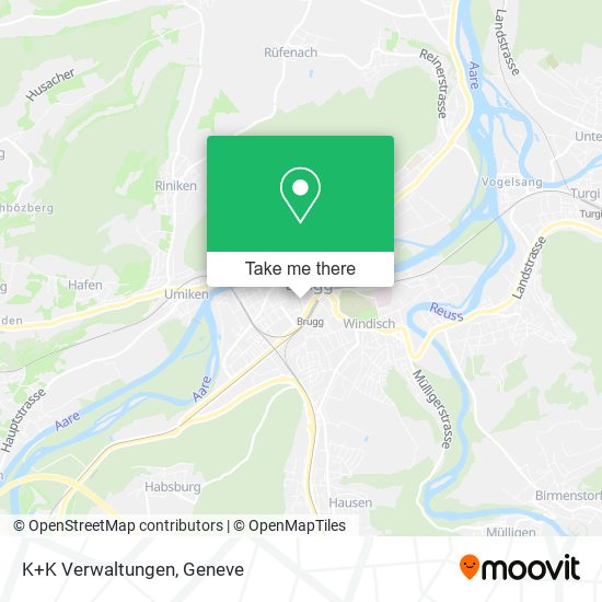 K+K Verwaltungen map