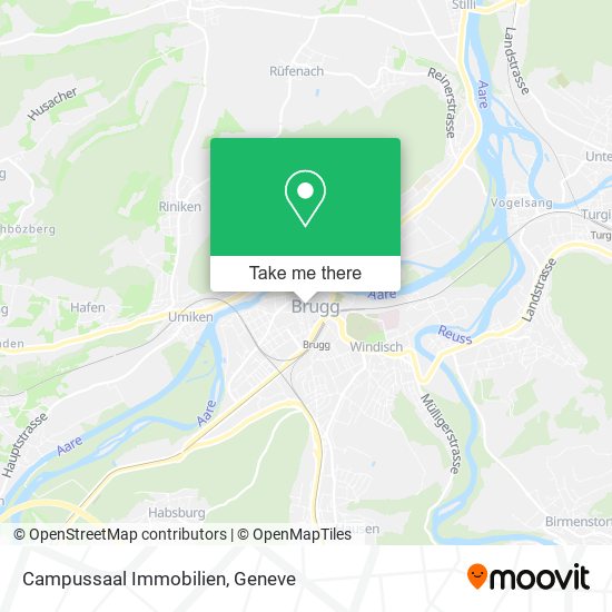 Campussaal Immobilien map