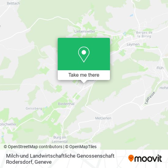 Milch-und Landwirtschaftliche Genossenschaft Rodersdorf map