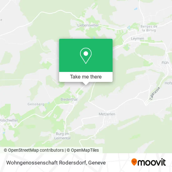 Wohngenossenschaft Rodersdorf map