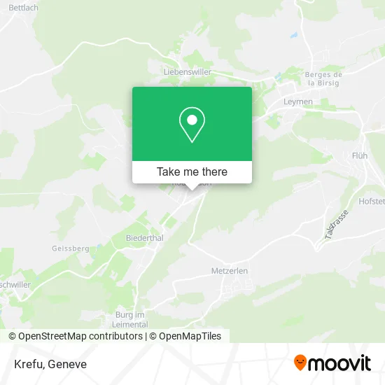 Krefu map