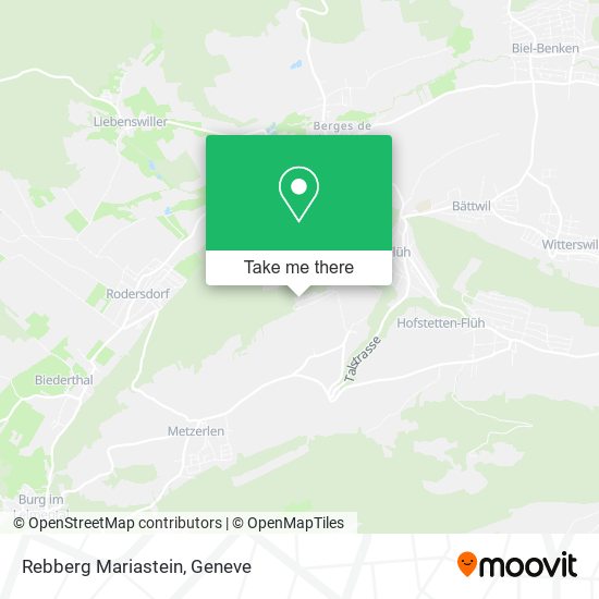 Rebberg Mariastein map