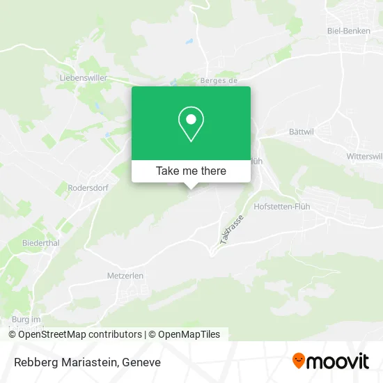 Rebberg Mariastein map