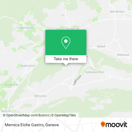 Mernica Eiche Gastro map