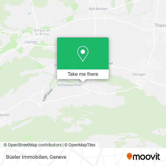 Büeler Immobilien map
