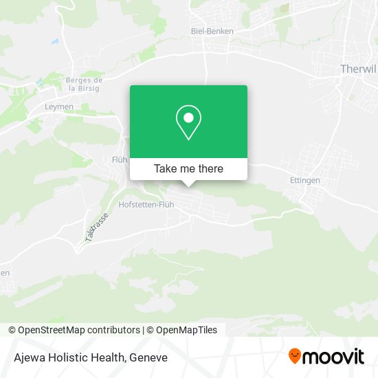 Ajewa Holistic Health map