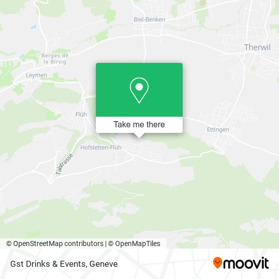 Gst Drinks & Events map