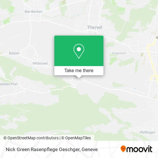 Nick Green Rasenpflege Oeschger map