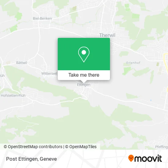 Post Ettingen map