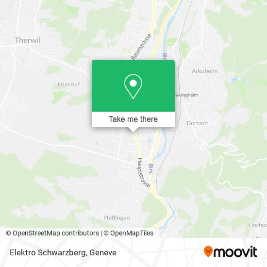 Elektro Schwarzberg map