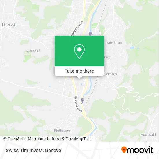 Swiss Tim Invest map