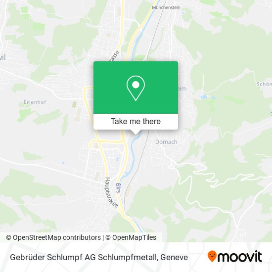 Gebrüder Schlumpf AG Schlumpfmetall map