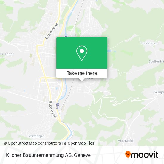 Kilcher Bauunternehmung AG map
