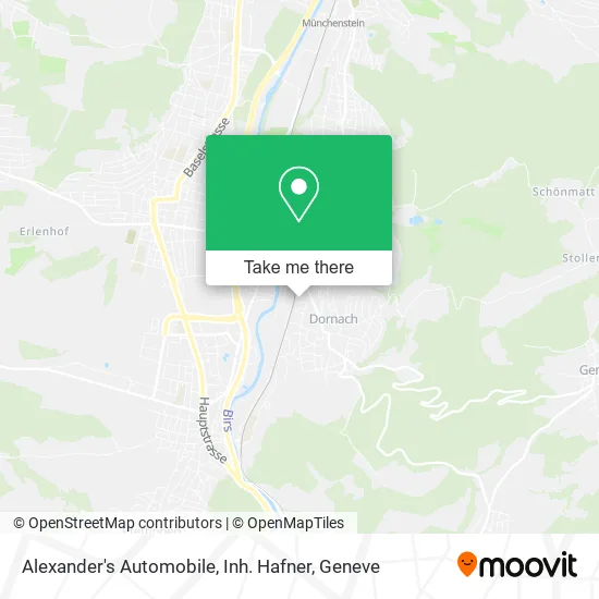 Alexander's Automobile, Inh. Hafner map