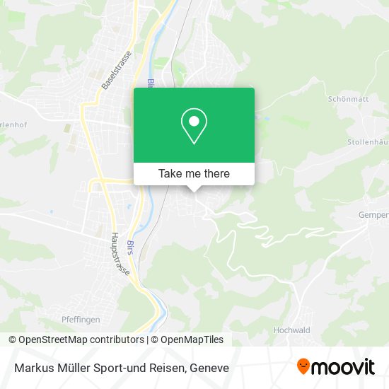 Markus Müller Sport-und Reisen map