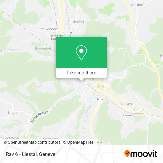 Rav 6 - Liestal map