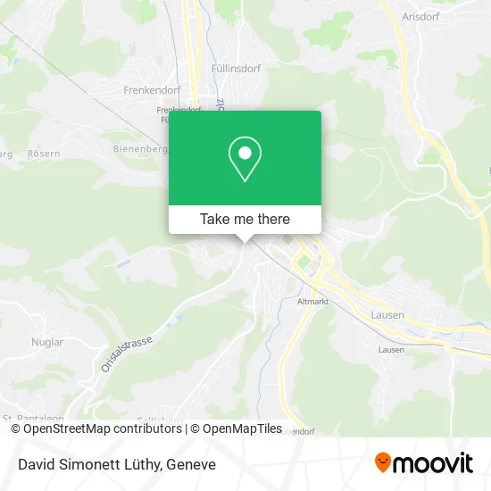 David Simonett Lüthy map