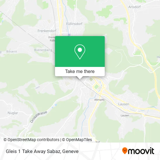 Gleis 1 Take Away Sabaz map