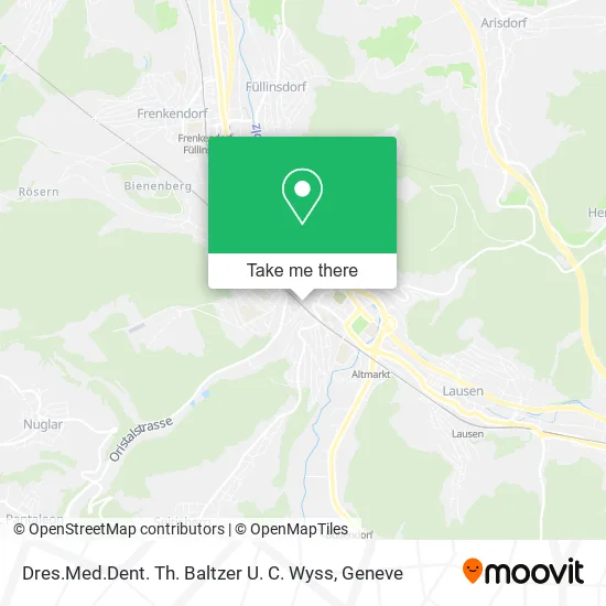Dres.Med.Dent. Th. Baltzer U. C. Wyss map