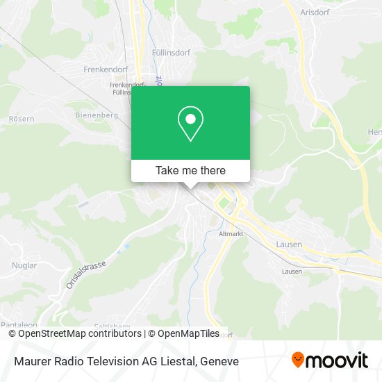 Maurer Radio Television AG Liestal map