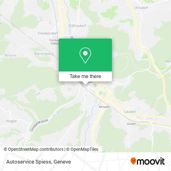 Autoservice Spiess map