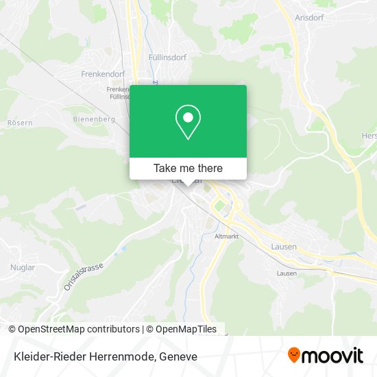 Kleider-Rieder Herrenmode map