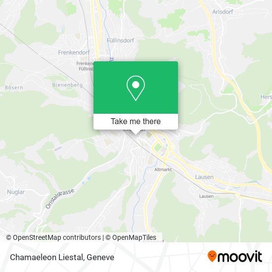 Chamaeleon Liestal map