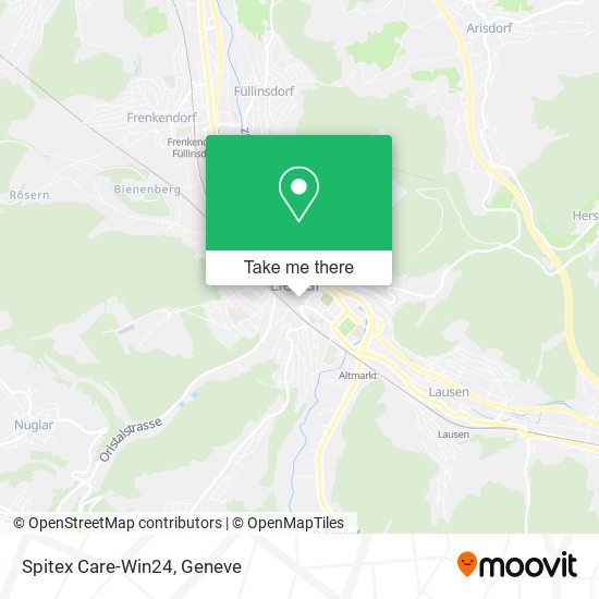 Spitex Care-Win24 map