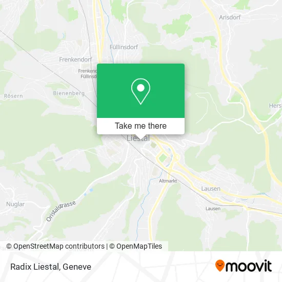 Radix Liestal map