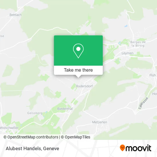 Alubest Handels map