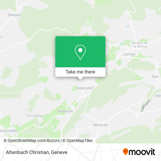 Altenbach Christian map