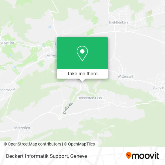 Deckert Informatik Support map