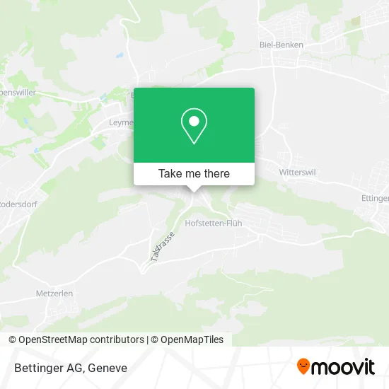Bettinger AG map