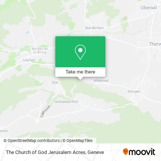 The Church of God Jerusalem Acres map