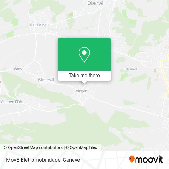 MovE Eletromobilidade map