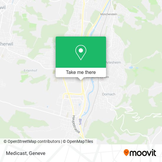 Medicast map