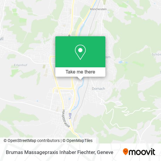 Brumas Massagepraxis Inhaber Fiechter map