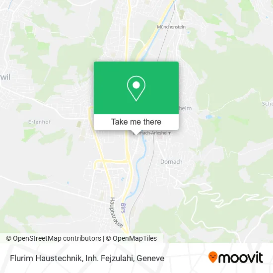 Flurim Haustechnik, Inh. Fejzulahi map
