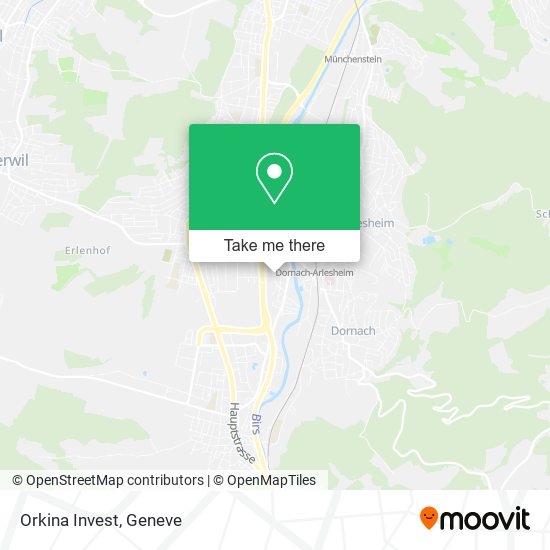 Orkina Invest map