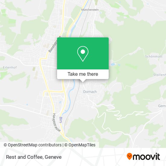 Rest and Coffee map
