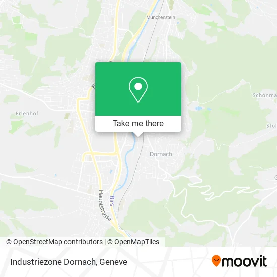 Industriezone Dornach map