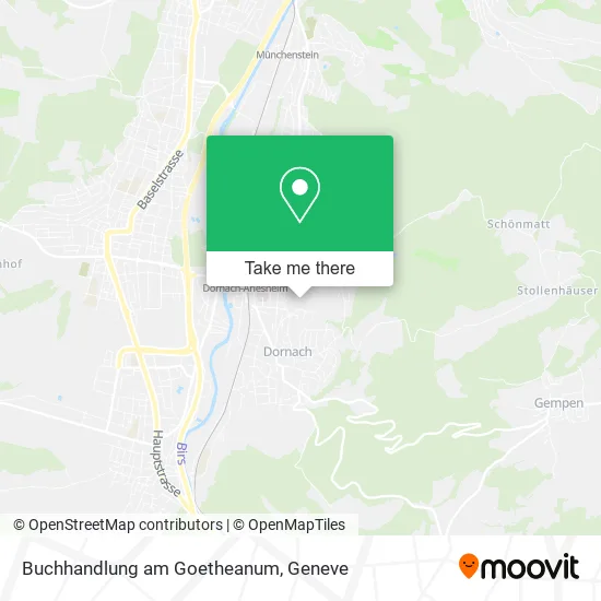 Buchhandlung am Goetheanum map