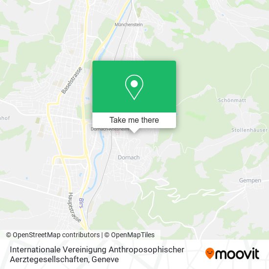 Internationale Vereinigung Anthroposophischer Aerztegesellschaften map