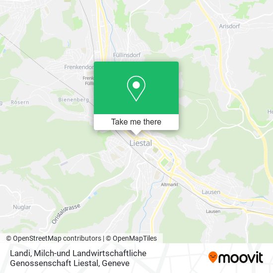 Landi, Milch-und Landwirtschaftliche Genossenschaft Liestal map