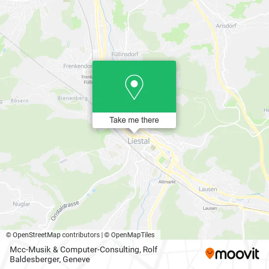 Mcc-Musik & Computer-Consulting, Rolf Baldesberger map